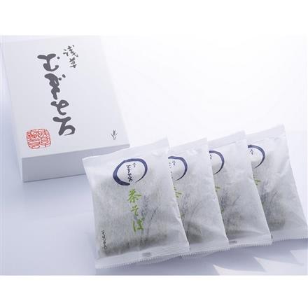 54:東京 「浅草むぎとろ」 茶そば4袋 白箱入り