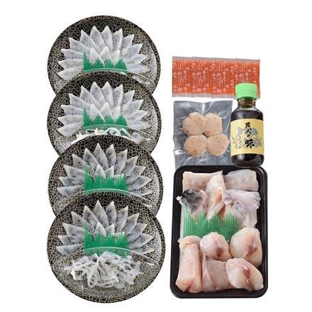 【eギフト】170:「関とら本店」 ふく薄造りとちり鍋詰合せ