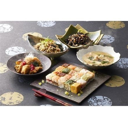 【eギフト】378:「梅の花」 なみはや寿司と和惣菜4種4袋セット