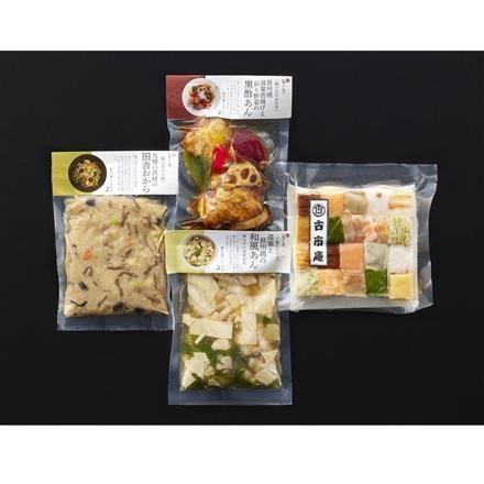 【eギフト】377:「梅の花」 なみはや寿司と和惣菜3種3袋セット