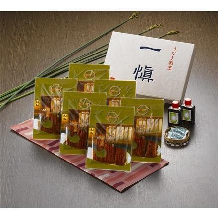 197:うなぎ割烹 「一愼」 うなぎ蒲焼セット　蒲焼55g×6、蒲焼のたれ50ml×2、山椒×6