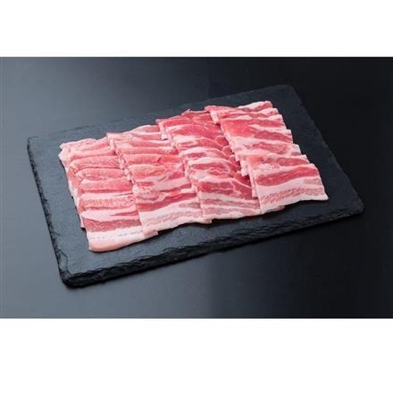 【eギフト】323:山形県食肉公社認定 山形豚　焼肉用　バラ200g