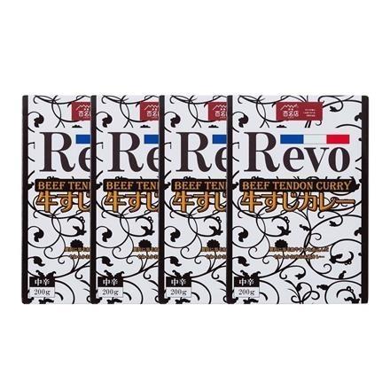 【eギフト】316:大阪 「洋食Ｒevo」 和牛すじカレー（レトルト・4箱)