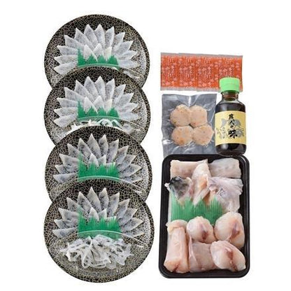 【eギフト】170:「関とら本店」 ふく薄造りとちり鍋詰合せ